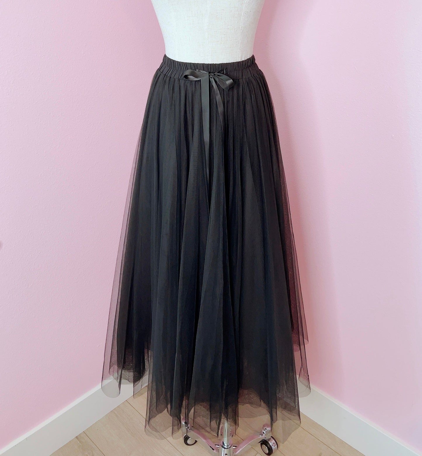 New Moon Black Tulle Skirt