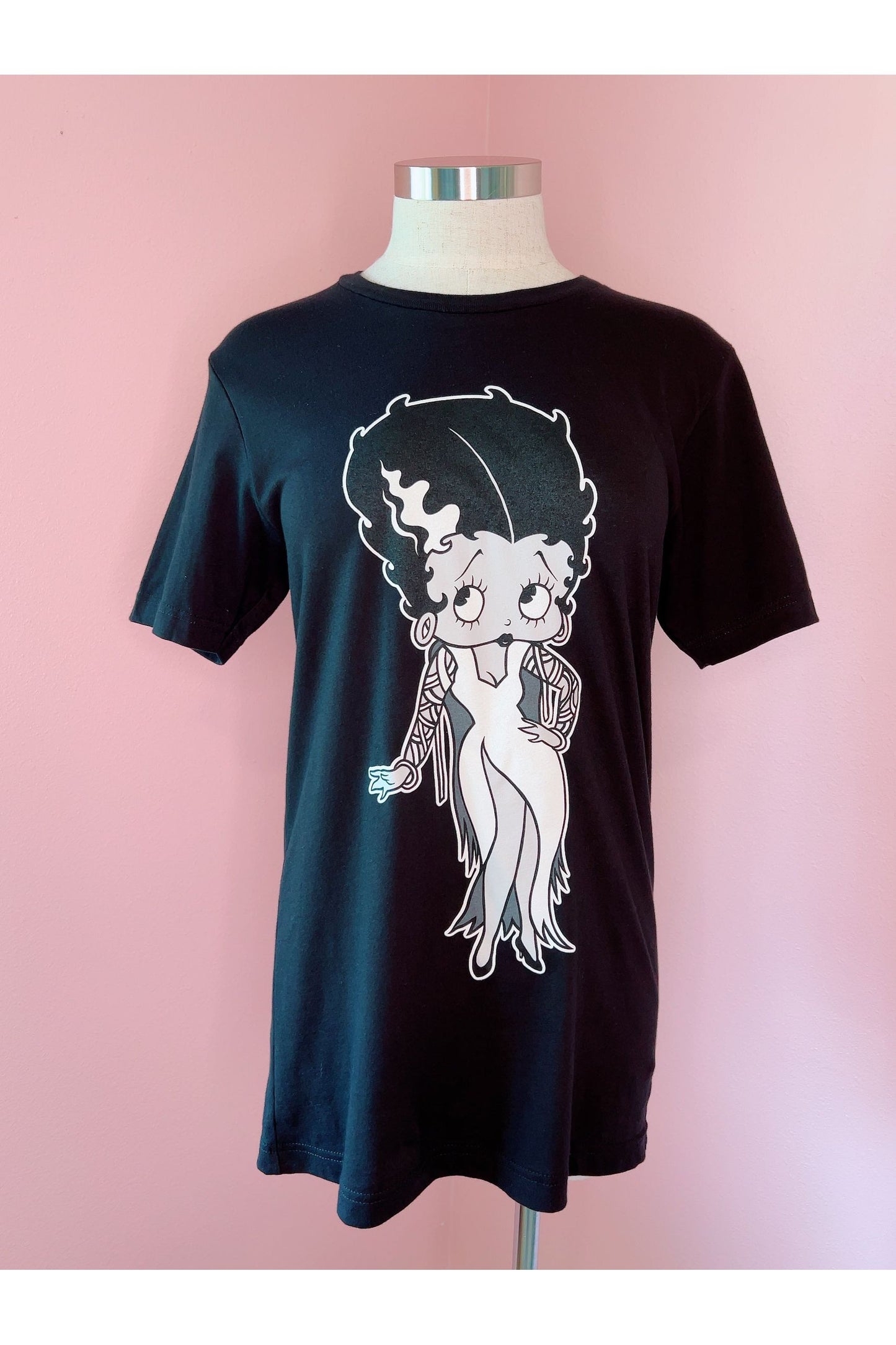 Betty Boop Bride Of Frankenstein T-Shirt