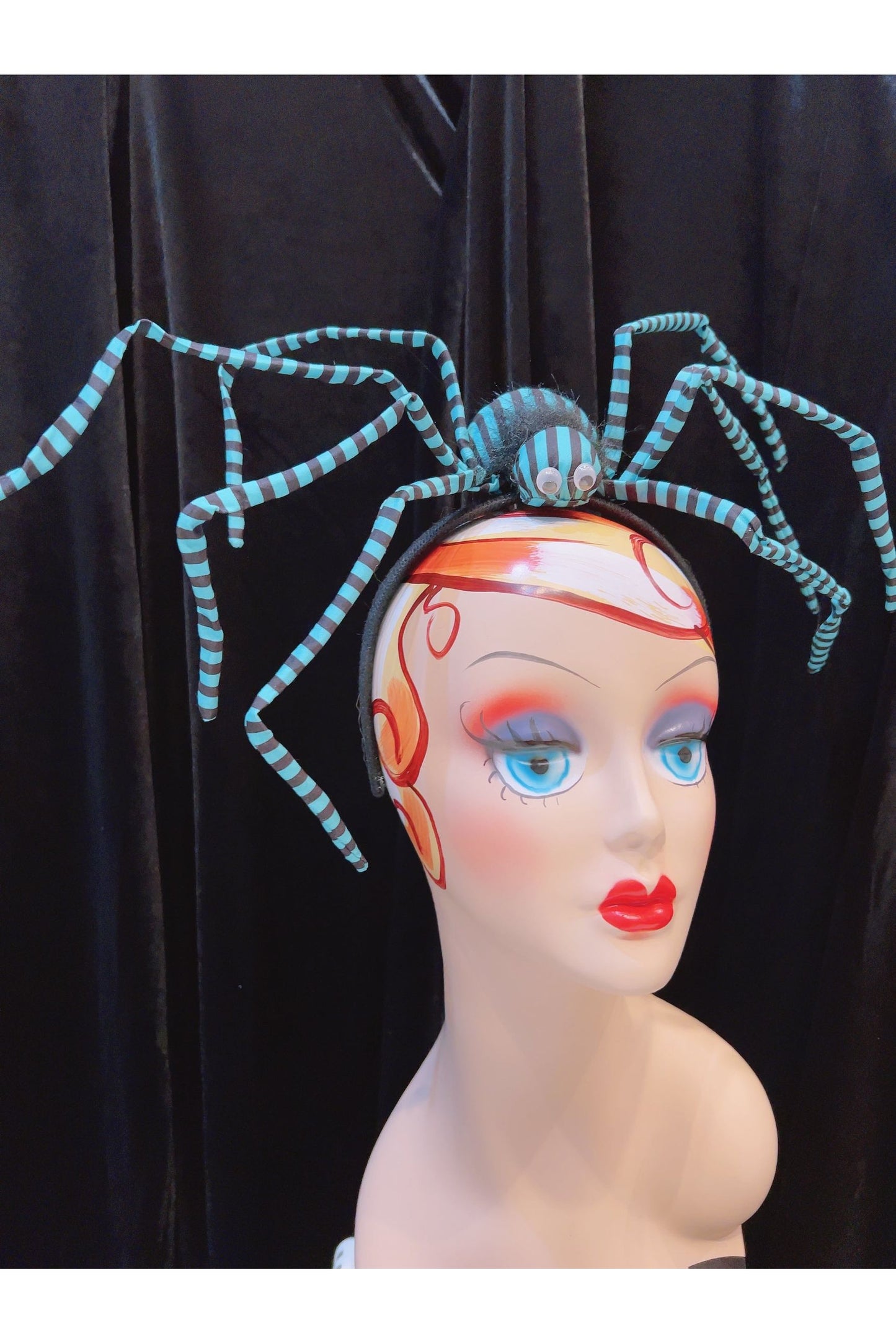Striped Spider Edward Scissorhands Headband