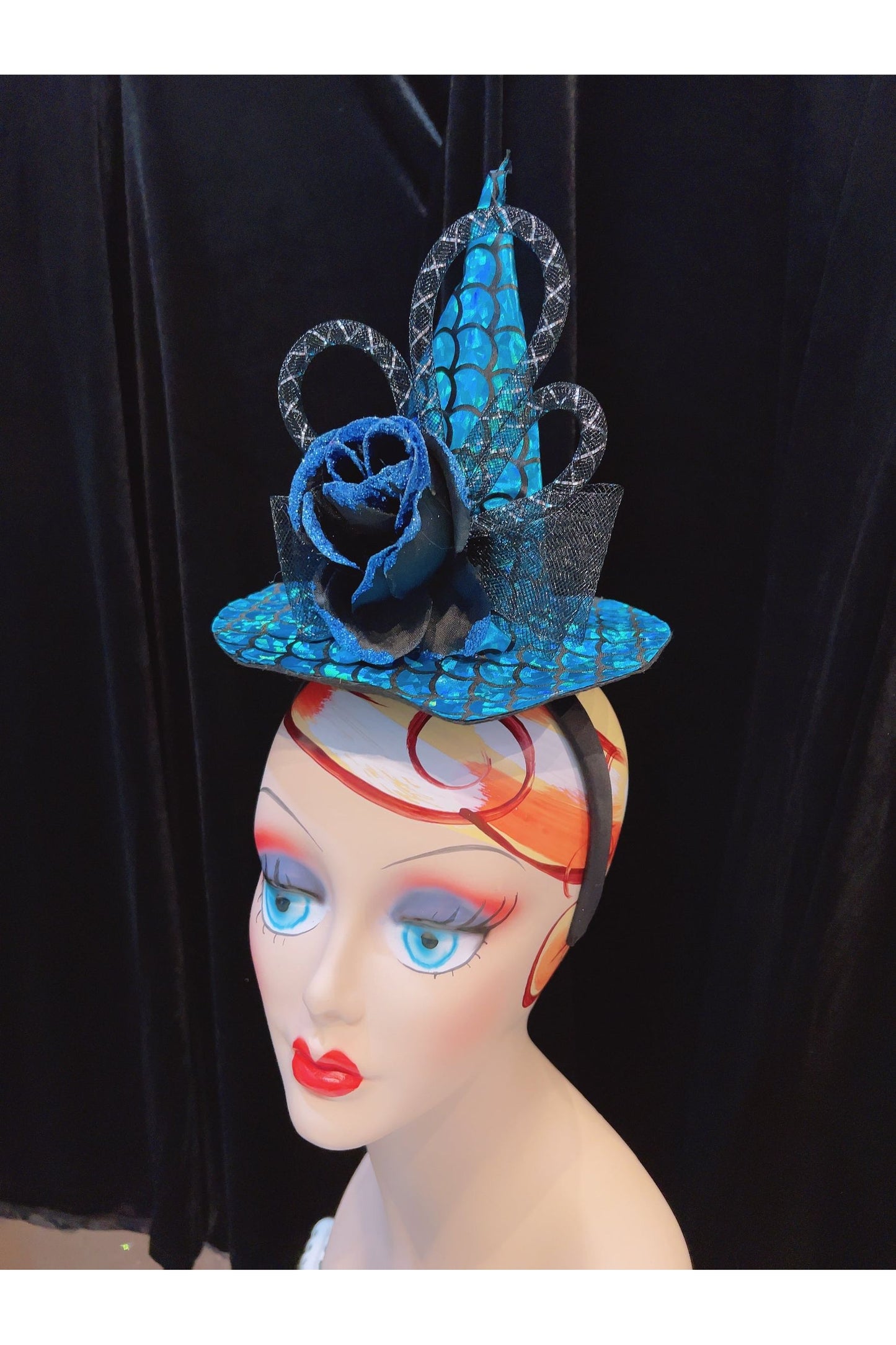 Glitter Mermaid Witch Rose Headband