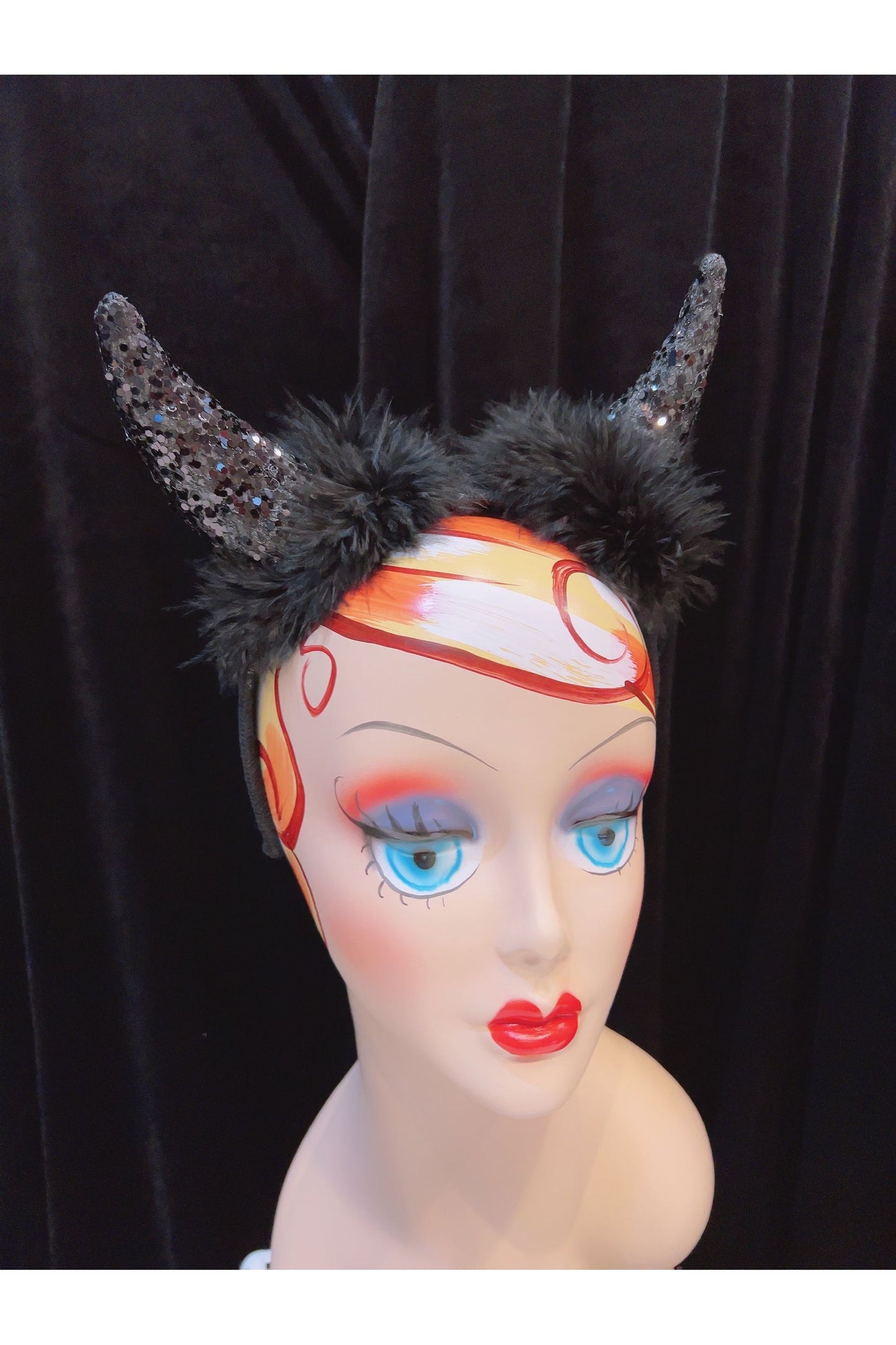 Glitzy Devilish Horn Headband