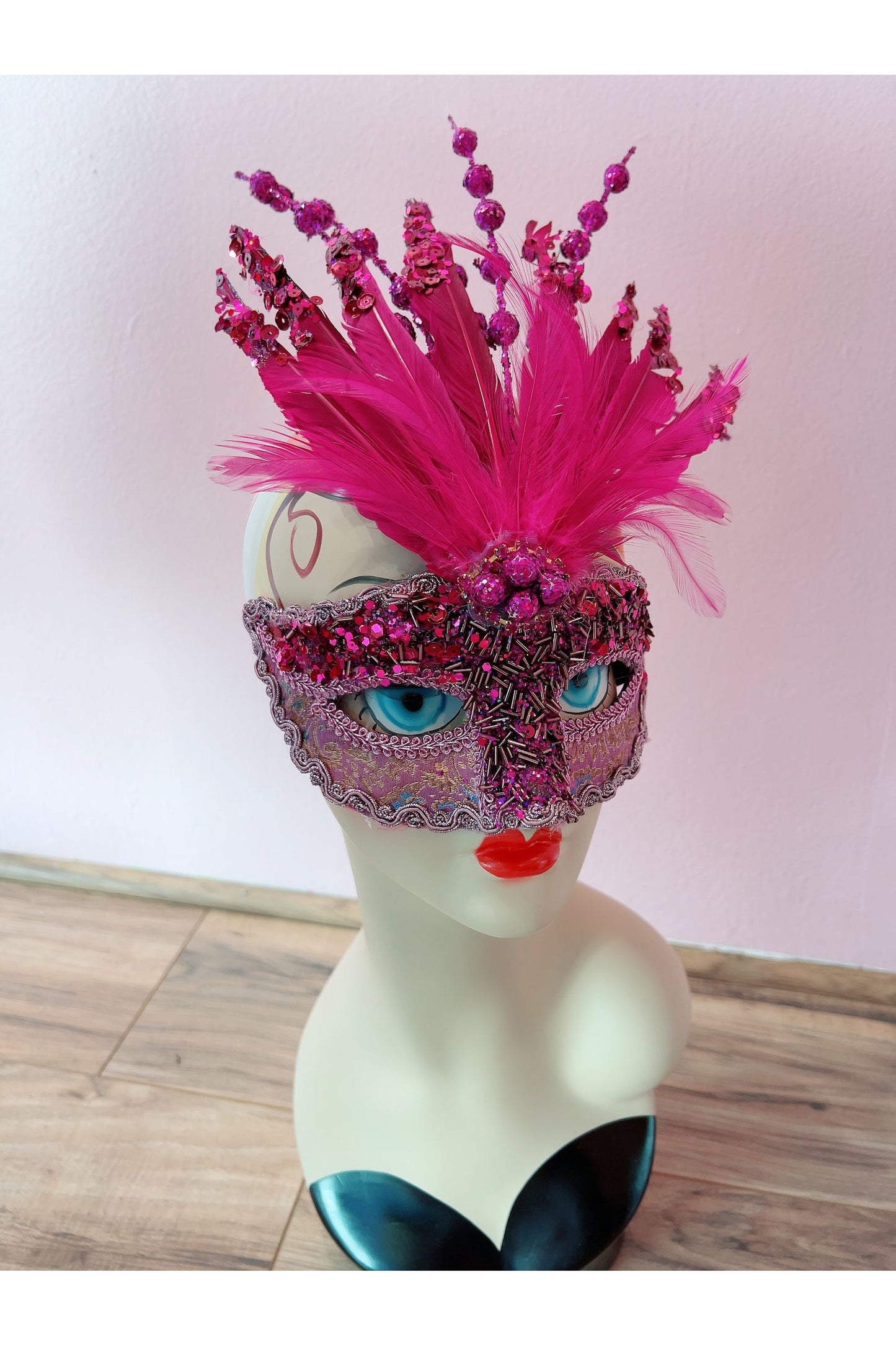 Venetian Masquerade Glitter Masks