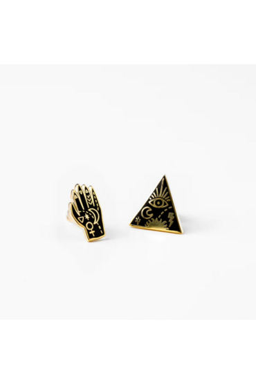 Load image into Gallery viewer, 18K Gold Plated Stud Earrings