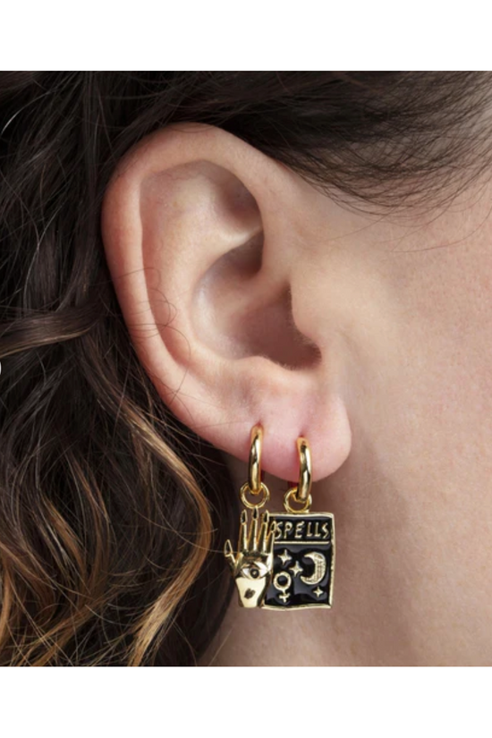 Load image into Gallery viewer, 22K Gold Plated Hoop Earrings