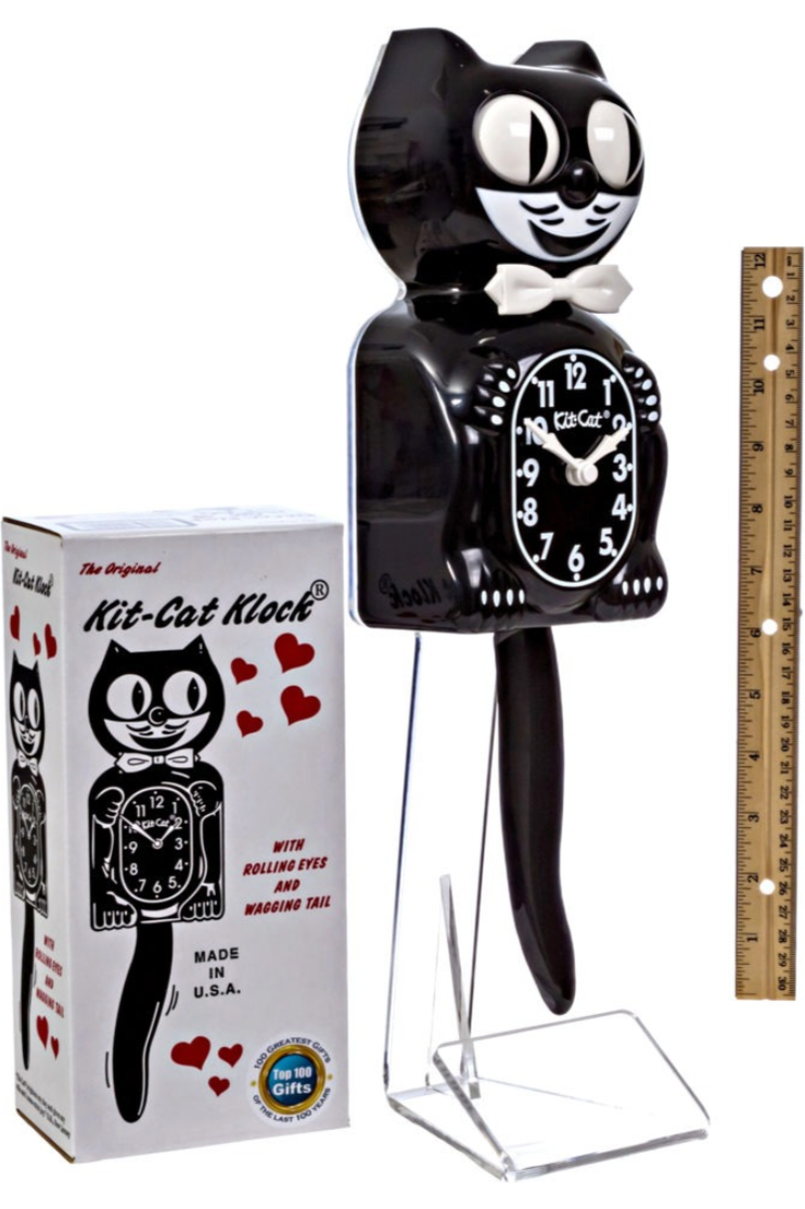 Classic Black Kit Cat Clock (Felix)