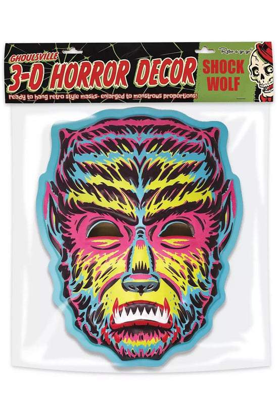 Shock Wolf 3D Halloween Wall Decor