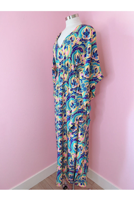 Load image into Gallery viewer, Rapture Abstract Caftan Dress
